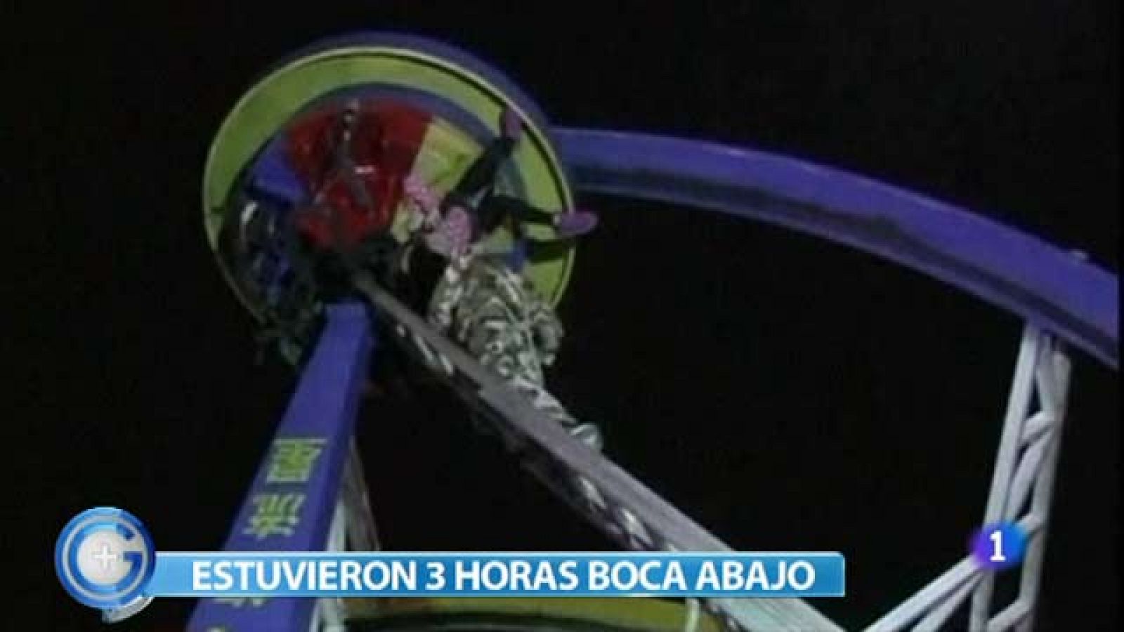 Más Gente - Tres horas boca abajo en una montaña rusa