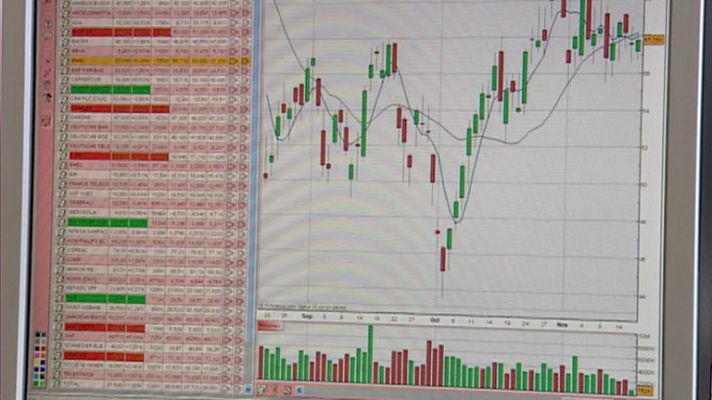 Telediario 1 - Se dispara la prima de riesgo