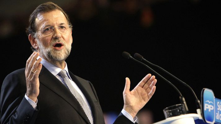 Telediario 1 - Rajoy, centrado en la economía