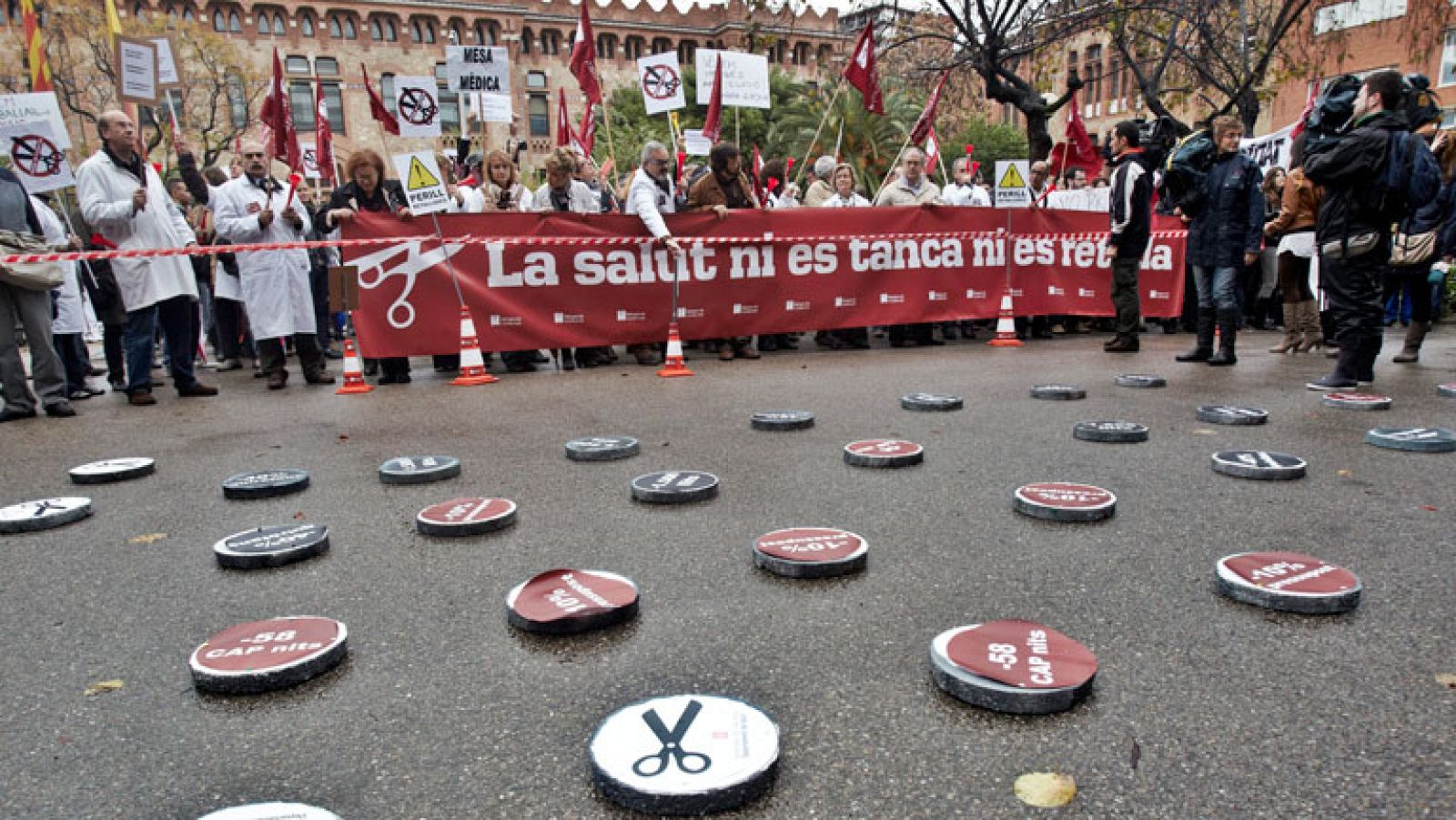 El 80% por ciento de los médicos ha acudido a trabajar hoy según la Generalitat