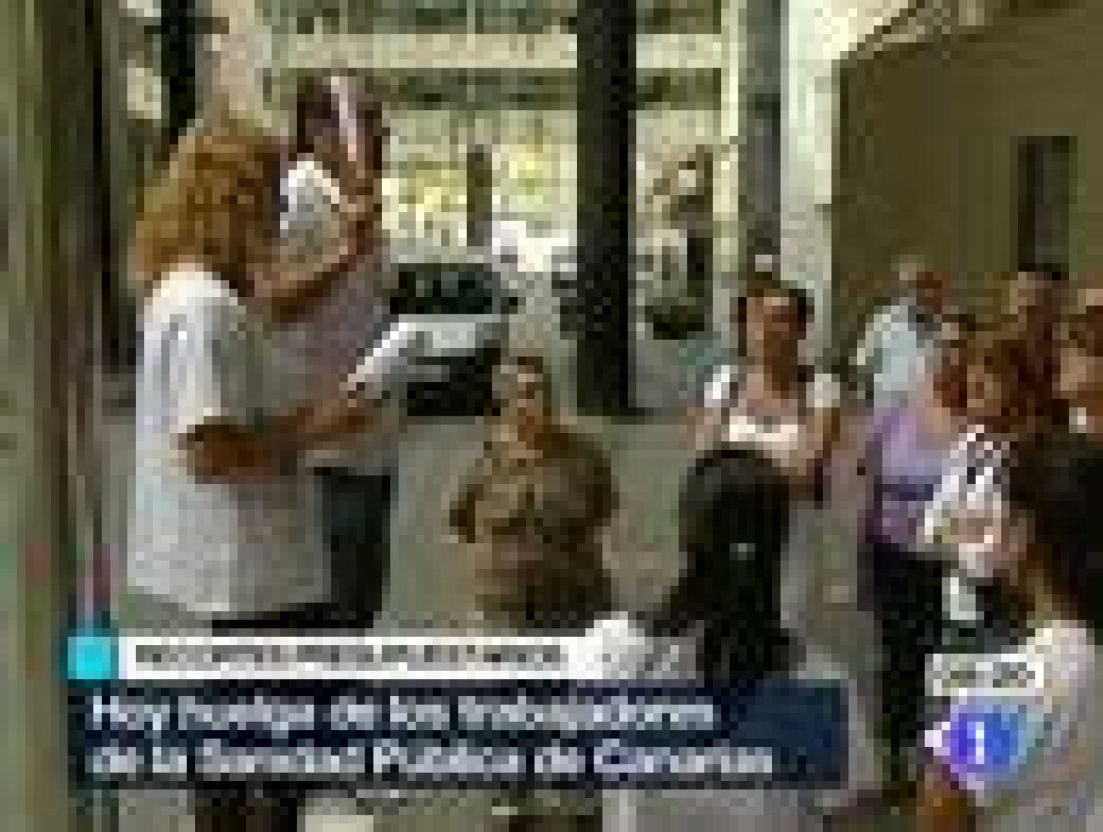 Sin programa: Huelga de los trabajadores de la sanidad pública en Canarias por los recortes | RTVE Play
