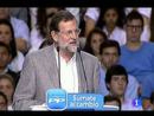 Telediario 1 - Rajoy pide el voto en Sevilla