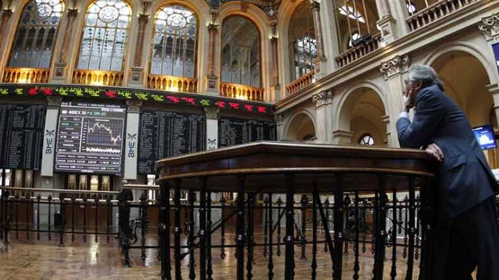 Informativo 24h - El Ibex-35 repunta y las primas de riesgo se relajan