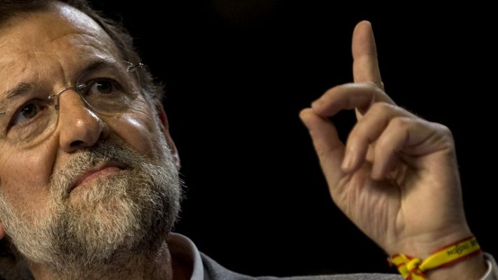 Telediario 1 - El candidato del PP ha pedido el voto masivo de los españoles