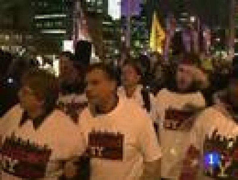 La noche deja 200 detenidos y 17 heridos en la marcha de indignados de Nueva York