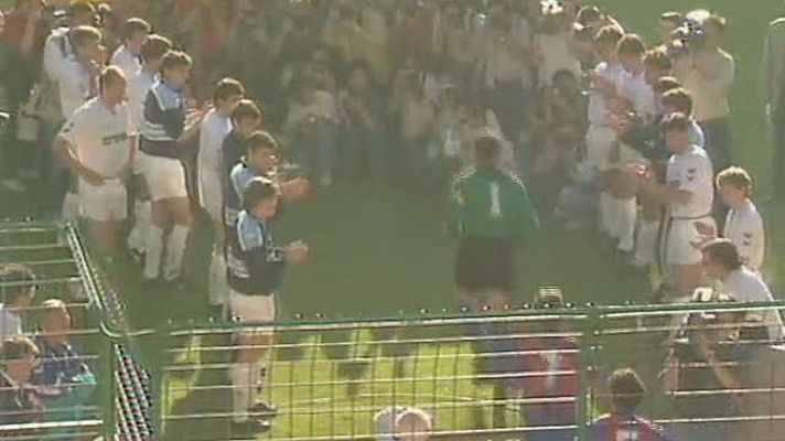 Archivo TVE - Pasillo del Madrid al Barça en 1991