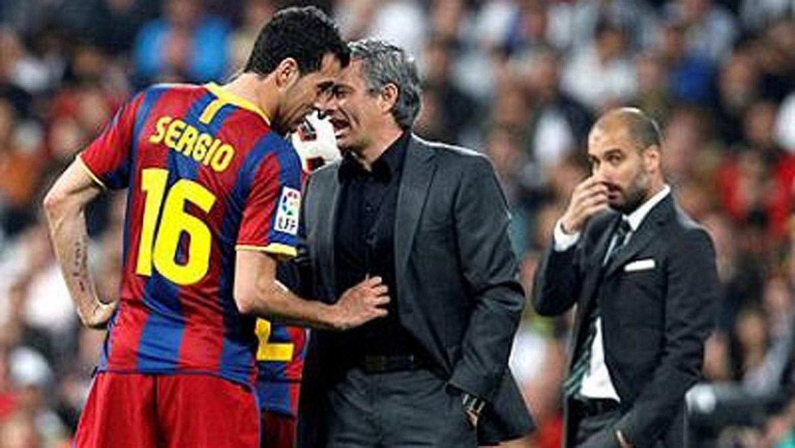 Era la primera vez que Mourinho recibía en casa al eterno rival, el Barça de Guardiola, y como no podía ser de otra forma hubo de todo.