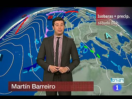 El tiempo - Lluvias fuertes en Extremadura, Andalucía, Castilla León, Baleares y Cataluña