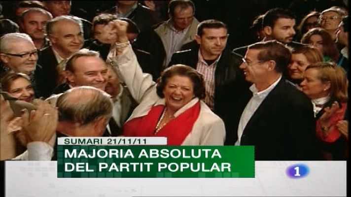 L'informatiu - Comunitat Valenciana - La Comunidad Valenciana en 2' - 21/11/11