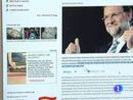 Telediario 1 - Reacciones en Europa al triunfo del Partido Popular