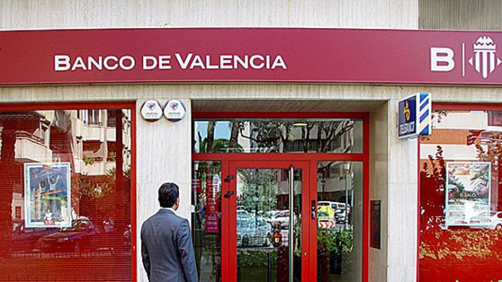 Telediario 1 - El Banco de Valencia, intervenido