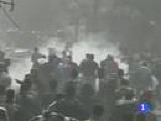 Telediario 1 - Enfrentamientos en El Cairo