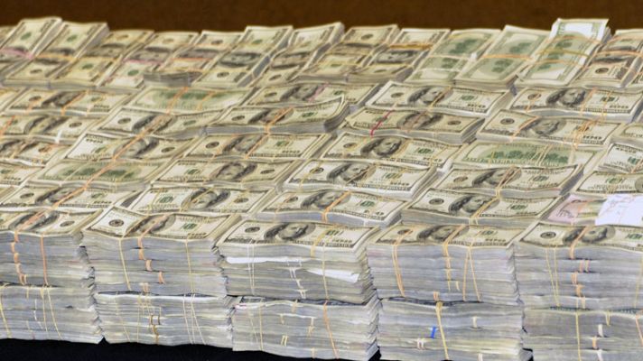 Telediario 1 - Incautan 11 millones de euros al narcotráfico mexicano