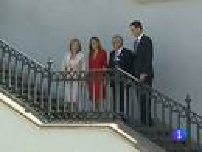 Segundo día de la visita oficial de los Príncipes de Asturias a Chile