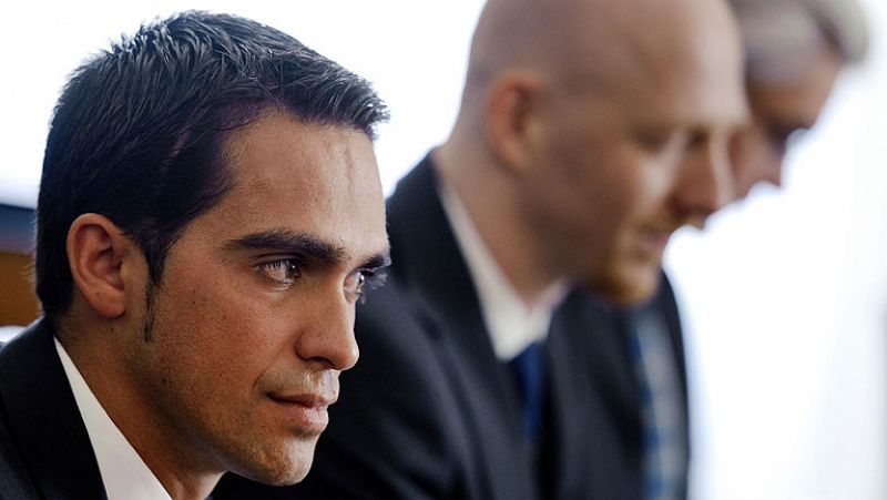 Alberto Contador afronta su tercer día en la vista de su caso por clembuterol. El martes se dedicó a la parte más técnica y científica del proceso que enfrenta en el Tribunal de Arbitraje (TAS) a Alberto Contador, por una parte, y a la Unión Ciclista