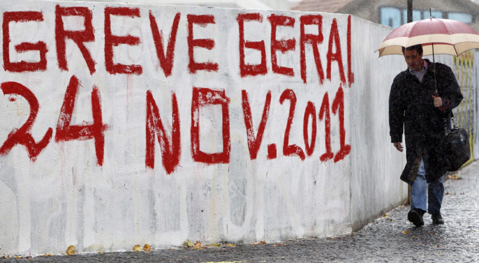 Primera huelga general del Gobierno portugués de centro-derecha de Passos Coelho | Ver