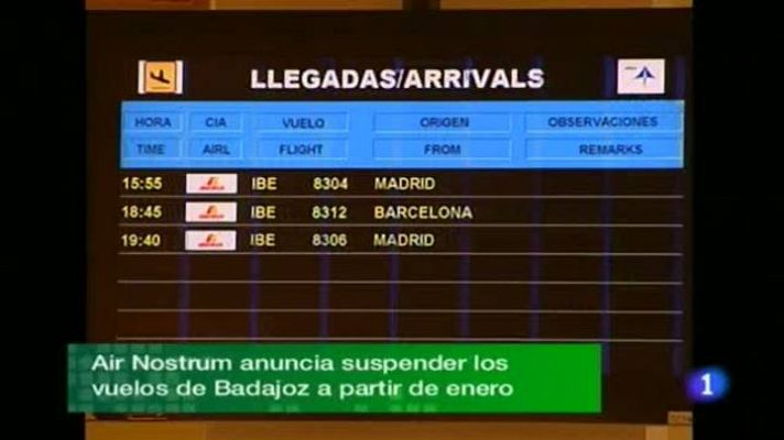 Noticias de Extremadura - Extremadura en 2'- 24/11/11