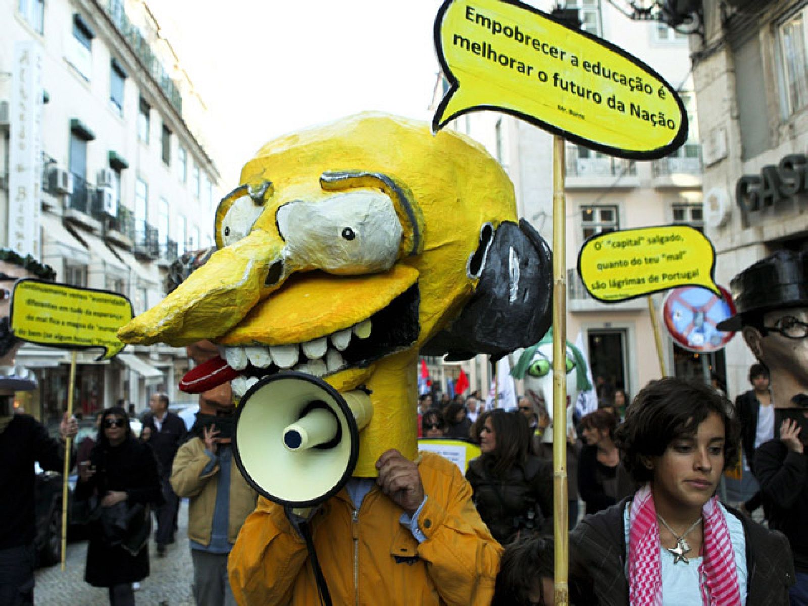Portugal vive una nueva jornada de huelga general