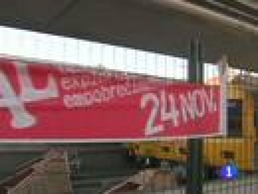 Telediario 1 - Huelga general en Portugal