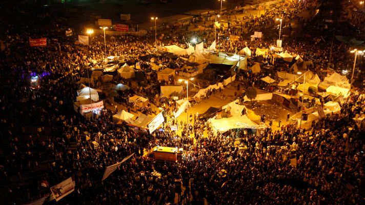 Telediario 1 - Revueltas en Egipto