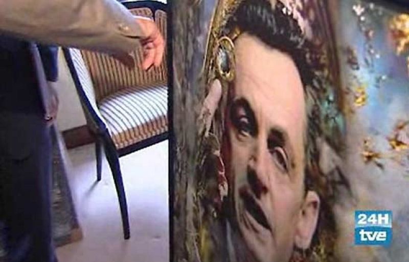 'Papá Sarkozy', pintor