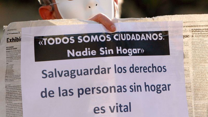 Las entidades sociales denuncian que no hay sitio para los sin techo