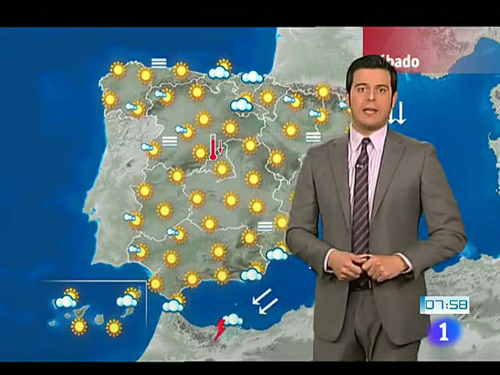 Precipitaciones fuertes en Melilla y viento fuerte en el sureste