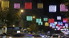 Variación de la iluminación navideña a lo largo de los años