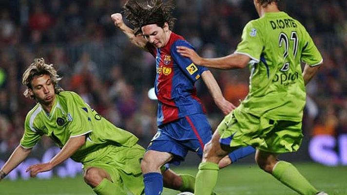 Telediario 1 - Al Barça se le da bien el 'Geta'