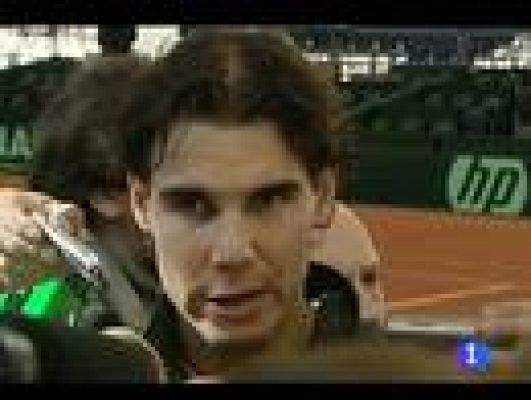 Telediario 1 - Nadal acelera, Del Potro preocupa