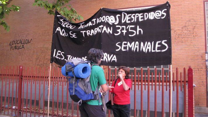 Los profesores madrileños, en su primera huelga contra los recortes tras las elecciones