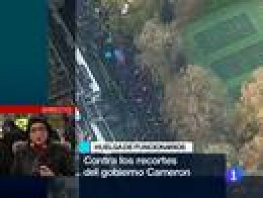 Telediario 1 - Huelga en Reino Unido