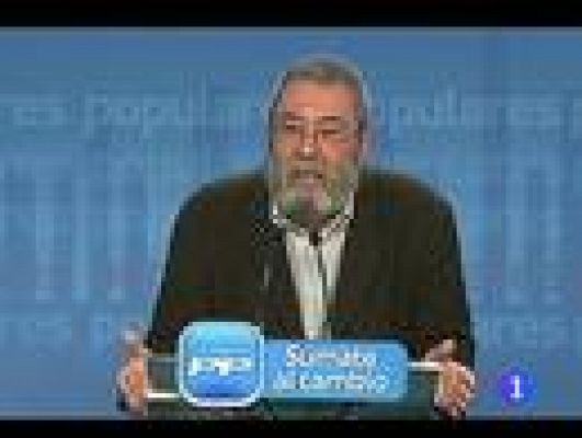 Telediario 1 - Rajoy con los agentes sociales