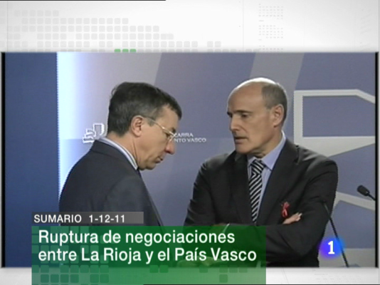 Informativo Telerioja - Telerioja en 2' - 01/12/11