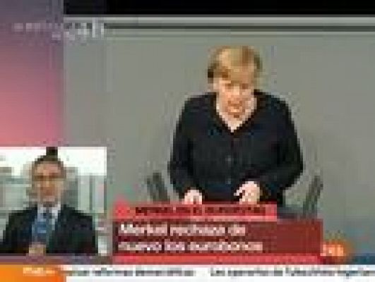 Merkel, por una unión fiscal en UE