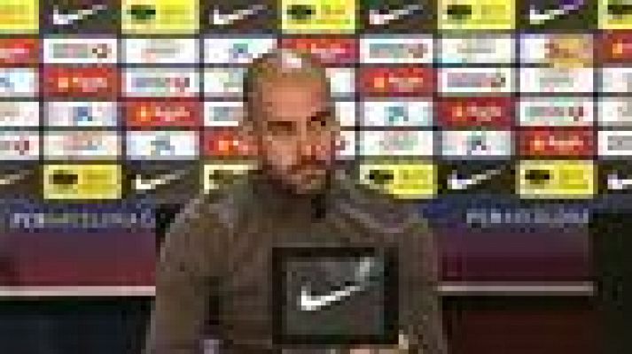 Guardiola: "Lo de Piqué no se prepara así"