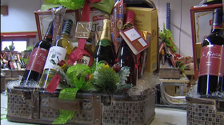 Telediario 1 - Ocho millones de cestas de navidad
