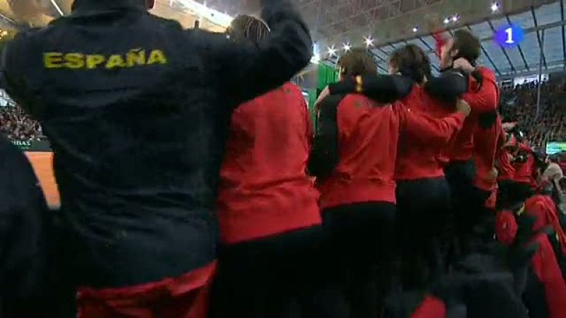 El jugador toledano no puede contener las lágrimas después del triunfo de Rafa Nadal. "Son muchas emociones contenidas", explicó a TVE. Más sereno se veía a David Ferrer, aunque igualmente feliz por la quinta Davis