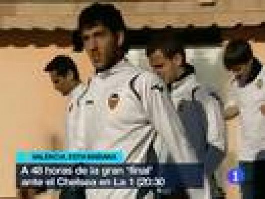 Telediario 1 - El Valencia se juega seguir en Champions