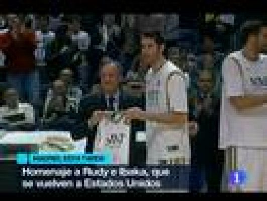 Telediario 1 - Despedida de los NBA