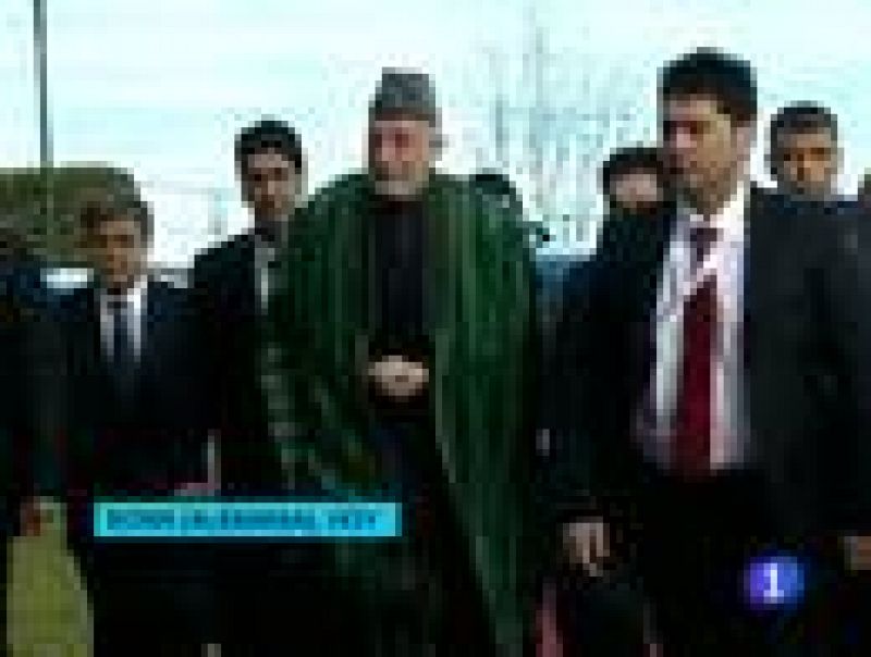Hamid Karzai pide apoyo a su país tras la retirada de las tropas extranjeras