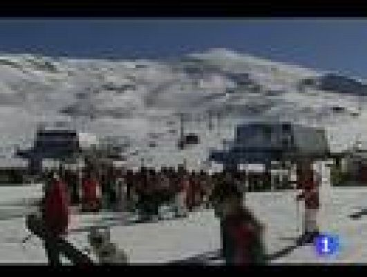 Telediario 1 - La temporada de esquí no arranca