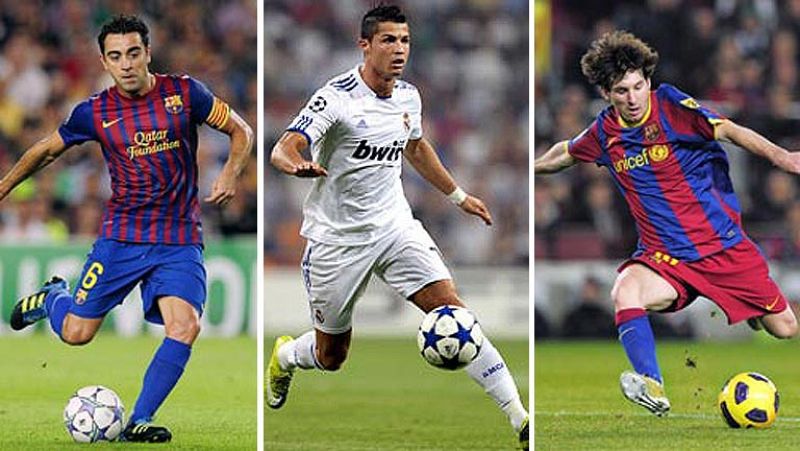 Los finalistas del Balón de Oro 2011 