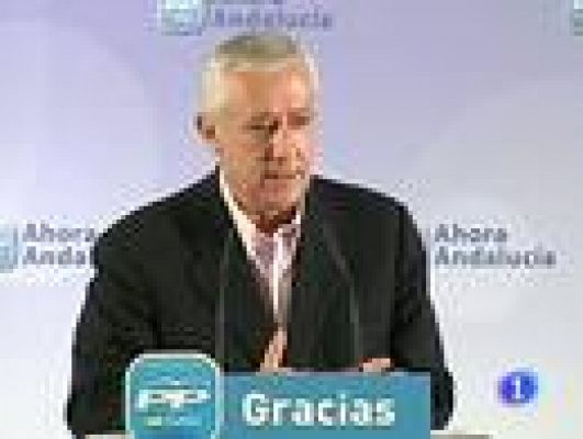 Telediario 1 - Merkel y Sarkozy con Rajoy