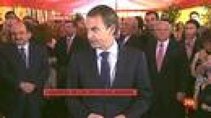 Zapatero llevará a la Cumbre europea la "visión compartida" con Rajoy sobre el euro