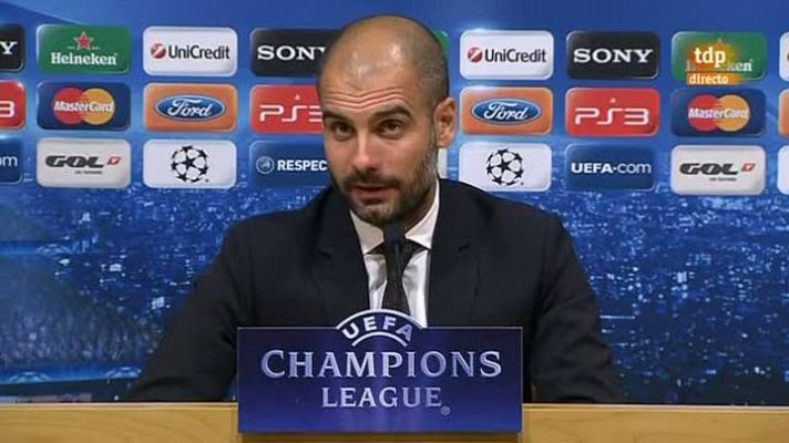 Guardiola:"Iremos al Bernabéu a competir"