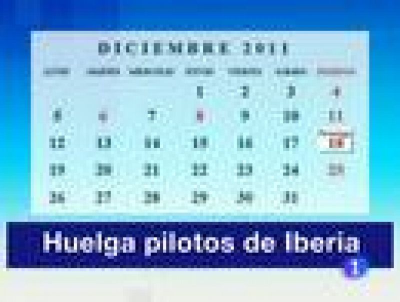 Los pilotos de Iberia van a la huelga el 18 y el 29 de diciembre