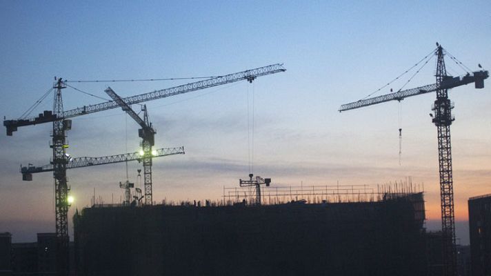 Telediario 1 - La burbuja inmobiliaria llega a China