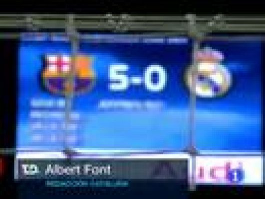 Telediario 1 - Los clásicos de 'Mou' y Guardiola