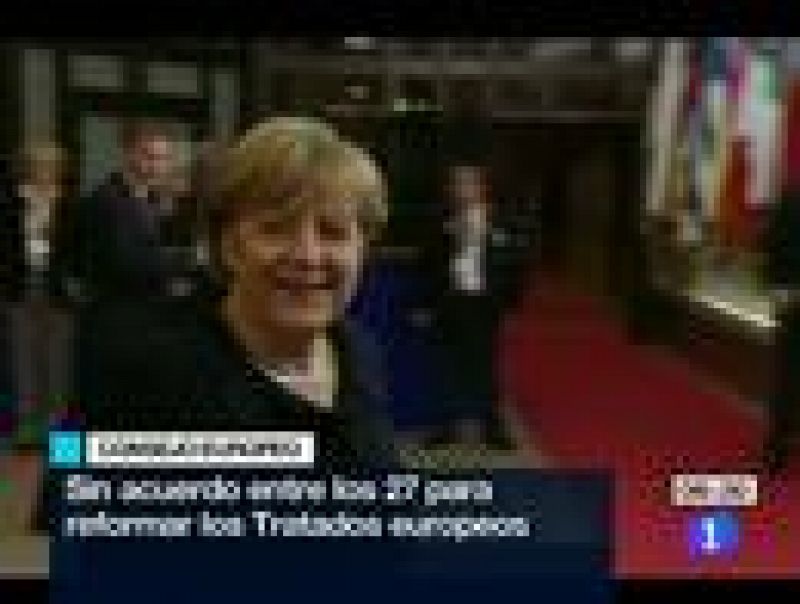 Se aleja el proyecto de reforma del Tratado de la Unión Europea consensuado por los 27.Durante toda la madrugada los lideres Unión, reunidos en Bruselas, han intentado llegar al acuerdo que implicaría imponer una mayor disciplina fiscal.  